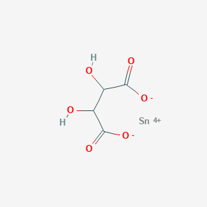 molecular formula C4H4O6Sn+2 B079199 2,3-Dihydroxybutanedioate;tin(4+) CAS No. 14844-29-2