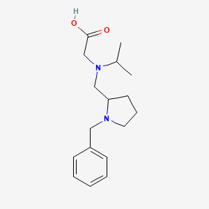 molecular formula C17H26N2O2 B7920249 [(1-Benzyl-pyrrolidin-2-ylmethyl)-isopropyl-amino]-acetic acid 