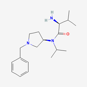 molecular formula C19H31N3O B7920868 (S)-2-Amino-N-((R)-1-benzyl-pyrrolidin-3-yl)-N-isopropyl-3-methyl-butyramide 