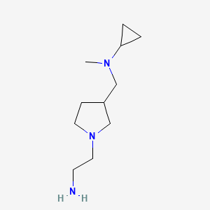 molecular formula C11H23N3 B7921847 [1-(2-Amino-ethyl)-pyrrolidin-3-ylmethyl]-cyclopropyl-methyl-amine 