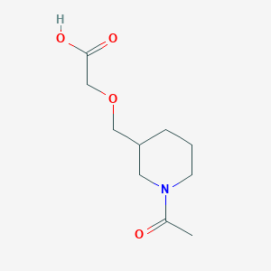 molecular formula C10H17NO4 B7921955 (1-Acetyl-piperidin-3-ylmethoxy)-acetic acid 