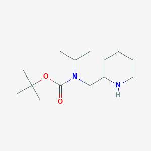molecular formula C14H28N2O2 B7922200 Isopropyl-piperidin-2-ylmethyl-carbamic acid tert-butyl ester 