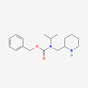 molecular formula C17H26N2O2 B7922229 Isopropyl-piperidin-2-ylmethyl-carbamic acid benzyl ester 