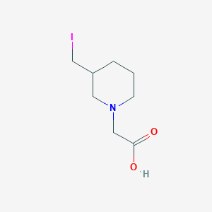 molecular formula C8H14INO2 B7922319 (3-Iodomethyl-piperidin-1-yl)-acetic acid 