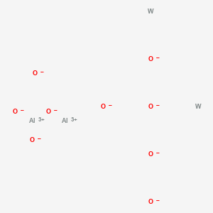 molecular formula Al2O9W2-12 B079227 Aluminum tungsten oxide (Al2W3O12) CAS No. 15123-82-7