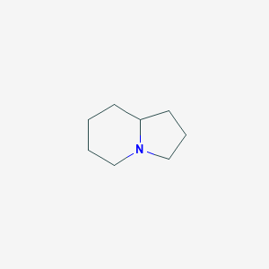 molecular formula C8H15N B079230 Octahydroindolizine CAS No. 13618-93-4
