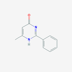 molecular formula C11H10N2O B079232 6-Methyl-2-phenylpyrimidin-4-ol CAS No. 13514-79-9
