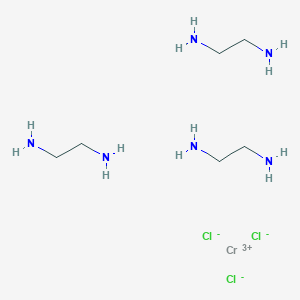 molecular formula C6H24Cl3CrN6 B079237 Chromium(3+);ethane-1,2-diamine;trichloride CAS No. 14023-00-8