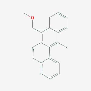 molecular formula C21H18O B079239 Benz(a)anthracene, 7-(methoxymethyl)-12-methyl- CAS No. 13345-60-3