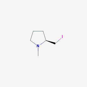 molecular formula C6H12IN B7924802 (S)-2-Iodomethyl-1-methyl-pyrrolidine 