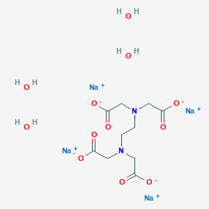 molecular formula C10H20N2Na4O12 B079266 Edetate sodium tetrahydrate CAS No. 13235-36-4