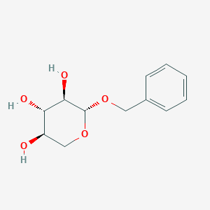 molecular formula C12H16O5 B079275 (2R,3R,4S,5R)-2-phenylmethoxyoxane-3,4,5-triol CAS No. 10548-61-5