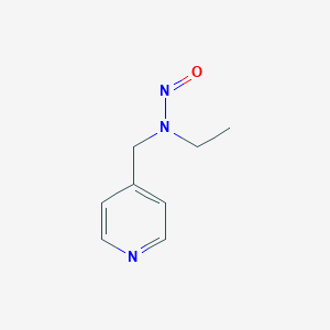 molecular formula C8H11N3O B079289 N-ethyl-N-(pyridin-4-ylmethyl)nitrous amide CAS No. 13256-23-0