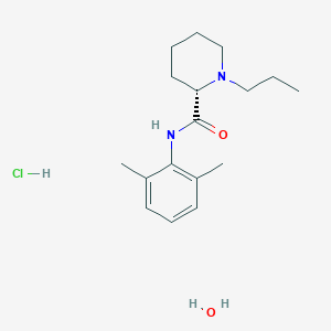 molecular formula C17H29ClN2O2 B000793 Ropivacaine hydrochloride monohydrate CAS No. 132112-35-7