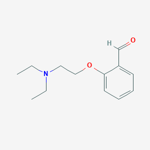 molecular formula C13H19NO2 B079308 2-[2-(Diethylamino)ethoxy]benzenecarbaldehyde CAS No. 14573-92-3