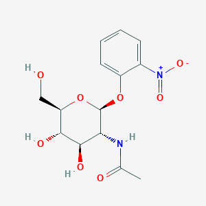 molecular formula C14H18N2O8 B079314 2-Nitrophenyl 2-acetamido-2-deoxy-beta-D-glucopyranoside CAS No. 13264-92-1