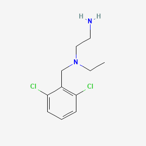 molecular formula C11H16Cl2N2 B7932241 N*1*-(2,6-Dichloro-benzyl)-N*1*-ethyl-ethane-1,2-diamine 