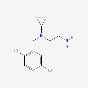 molecular formula C12H16Cl2N2 B7932266 N*1*-Cyclopropyl-N*1*-(2,5-dichloro-benzyl)-ethane-1,2-diamine 