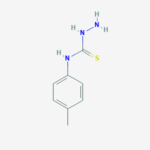 molecular formula C8H11N3S B079324 4-(4-甲基苯基)-3-硫脲 CAS No. 13278-67-6