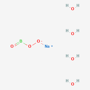 molecular formula BH3NaO4 B079326 Sodium;oxidooxy(oxo)borane;tetrahydrate CAS No. 10486-00-7