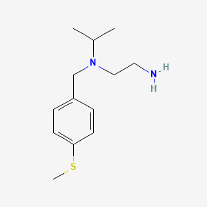 molecular formula C13H22N2S B7932629 N1-Isopropyl-N1-(4-(methylthio)benzyl)ethane-1,2-diamine 