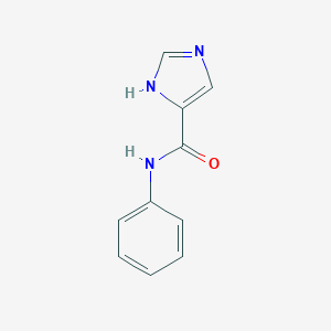 molecular formula C10H9N3O B079331 N-phenyl-1H-imidazole-5-carboxamide CAS No. 13189-13-4