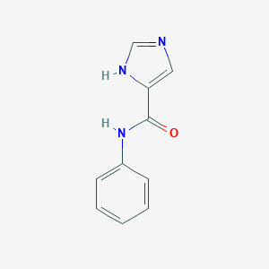 molecular formula C10H9N3O B079331 咪唑-4-羧酰苯胺 CAS No. 13189-13-4