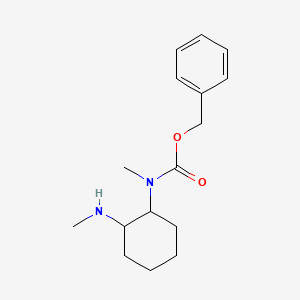 molecular formula C16H24N2O2 B7933634 Methyl-(2-methylamino-cyclohexyl)-carbamic acid benzyl ester 