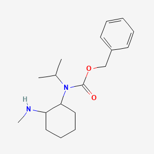 molecular formula C18H28N2O2 B7933658 Isopropyl-(2-methylamino-cyclohexyl)-carbamic acid benzyl ester 