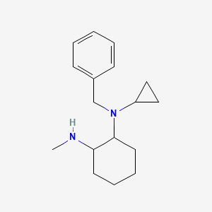 molecular formula C17H26N2 B7933692 N-Benzyl-N-cyclopropyl-N'-methyl-cyclohexane-1,2-diamine 