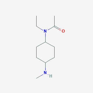 molecular formula C11H22N2O B7933705 N-Ethyl-N-(4-methylamino-cyclohexyl)-acetamide 