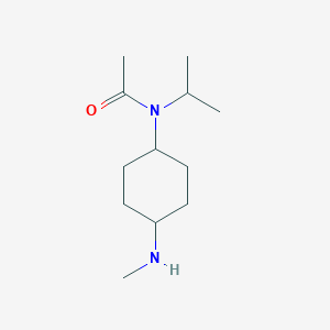 molecular formula C12H24N2O B7933719 N-Isopropyl-N-(4-methylamino-cyclohexyl)-acetamide 