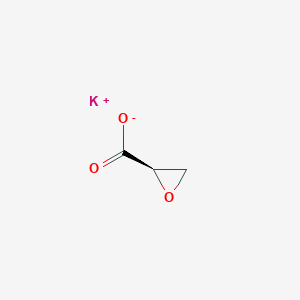 molecular formula C3H3KO3 B7934453 potassium;(2R)-oxirane-2-carboxylate 