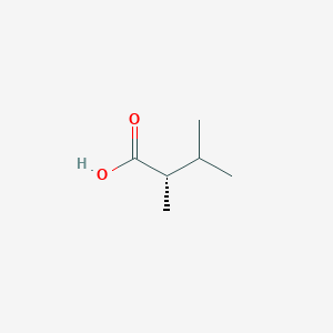 molecular formula C6H12O2 B079345 (2S)-2,3-dimethylbutanoic acid CAS No. 15071-34-8