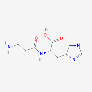 molecular formula C9H14N4O3 B7934518 beta-Alanyl-histidine 