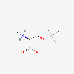 molecular formula C9H19NO3 B7934541 (2S,3R)-2-(methylazaniumyl)-3-[(2-methylpropan-2-yl)oxy]butanoate 