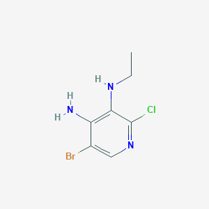 5-Bromo-2-chloro-N3-ethylpyridine-3,4-diamine