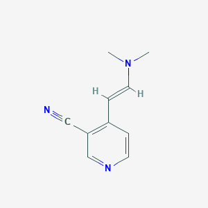 molecular formula C10H11N3 B7934644 (E)-4-(2-(Dimethylamino)vinyl)nicotinonitrile CAS No. 67988-51-6