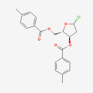 (2S,3R,5R)-5-Chloro-2-(((4-methylbenzoyl)oxy)methyl)tetrahydrofuran-3-yl 4-methylbenzoate
