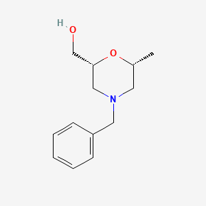 ((2R,6R)-4-Benzyl-6-methylmorpholin-2-yl)methanol