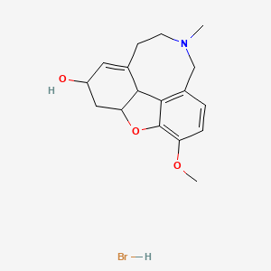 molecular formula C17H22BrNO3 B7934706 5-Methoxy-9-methyl-2,3,3a,3a1,8,9,10,11-octahydro-4-oxa-9-azacycloocta[def]fluoren-2-ol hydrobromide 