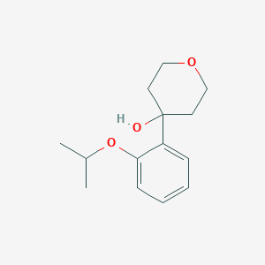4-(2-Propan-2-yloxyphenyl)oxan-4-ol
