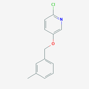 2-Chloro-5-[(3-methylphenyl)methoxy]pyridine