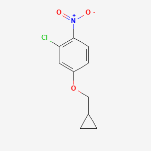2-Chloro-4-(cyclopropylmethoxy)-1-nitrobenzene