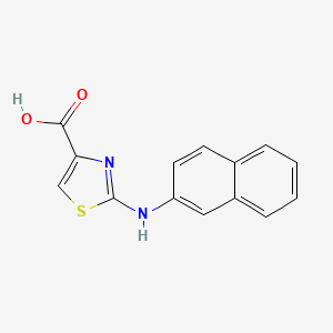 2-(2-Naphthalenylamino)-4-thiazolecarboxylic acid