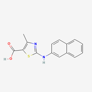 4-Methyl-2-(naphthalen-2-ylamino)-1,3-thiazole-5-carboxylic acid