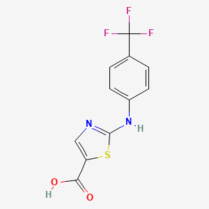 2-((4-(Trifluoromethyl)phenyl)amino)thiazole-5-carboxylic acid