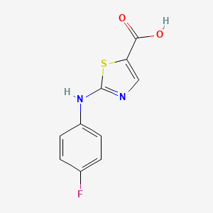 2-[(4-Fluorophenyl)amino]-1,3-thiazole-5-carboxylic acid