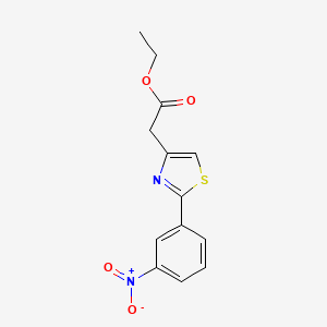 Ethyl 2-(2-(3-nitrophenyl)thiazol-4-yl)acetate