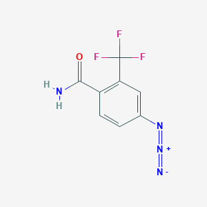 4-Azido-2-(trifluoromethyl)benzamide